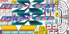 Комплект наклеек КМУ Маеда 350